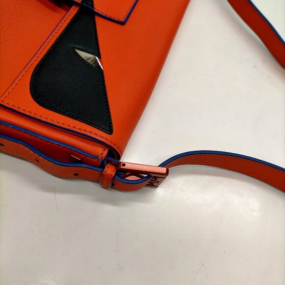Fendi Orange Leather Crossbody Bag mon892-101625 - Picture 8 of 16